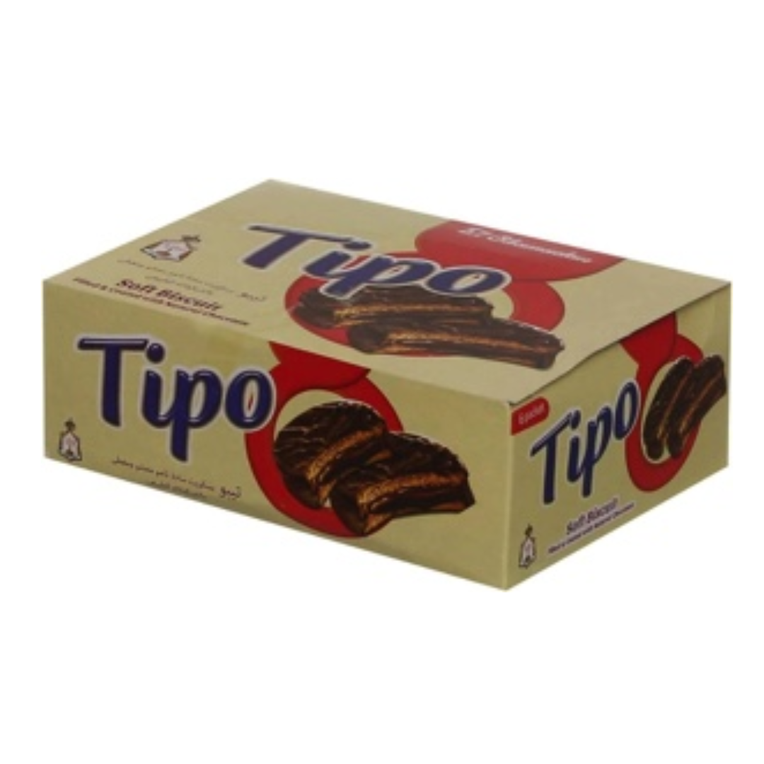 ميني تيبو بسكويت شيكولاته 10 جنيه 6قطع *12