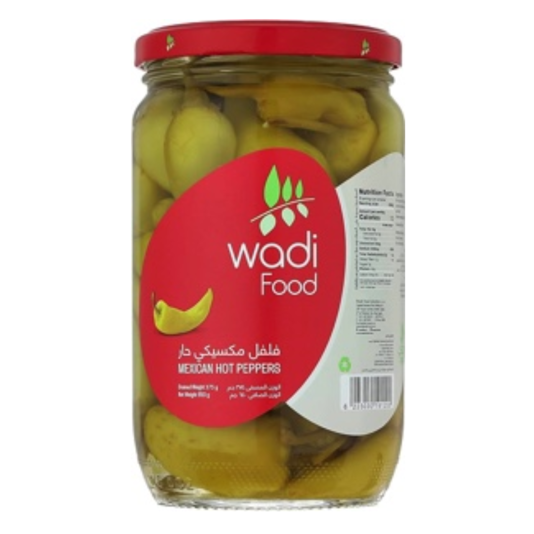 وادي فود فلفل مكسيكي حار برطمان 650 جرام*6