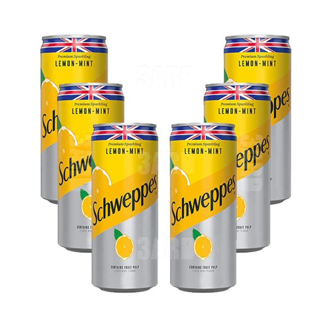 شويبس كانز جولد ليمون 300مل*24