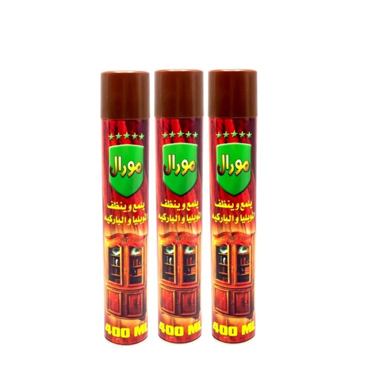 مورال ملمع موبيليات 400مل *12