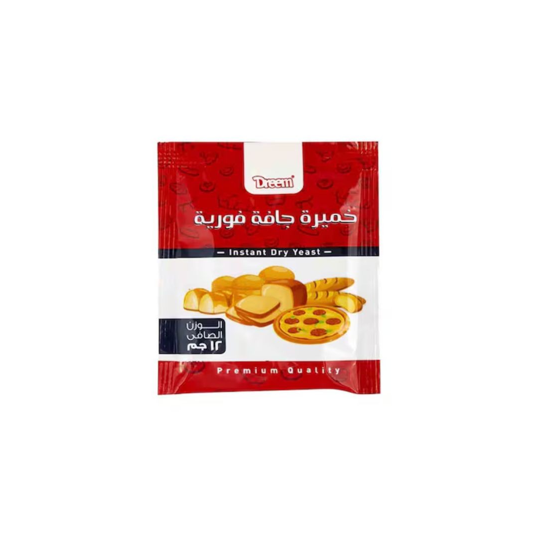 دريم خميره جافه فوريه 25 ظرف 11 جرام 12 بالته