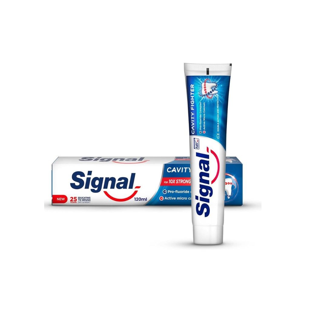 سيجنال مكافح التسوس 120 ملل + كومبليت صوديوم 50 ملل *48